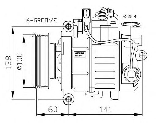 Compresor climatizare AUDI A6 (4F2, C6) - Cod intern: W20138759 - LIVRARE DIN STOC in 24 ore!!!