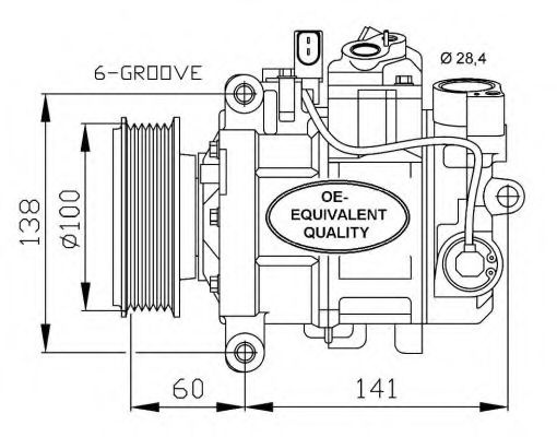 Compresor, climatizare AUDI A8 (4E_) (2002 - 2010)