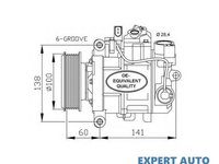 Compresor, climatizare Audi AUDI A8 (4E_) 2002-2010 #2 0300K279