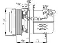 Compresor, climatizare BMW Seria 3 (E36) (1990 - 1998) NRF 32490 piesa NOUA