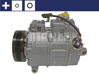 Compresor climatizare Bmw Seria 5 E60/E61 2003-2010, Seria 7 E65/E66 2002-2008, Diametru rola (mm): 100, MAHLE ACP100000S