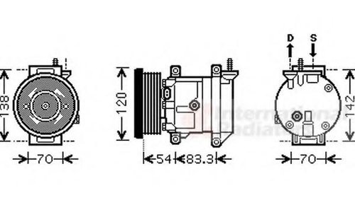Compresor, climatizare DAEWOO KALOS (KLAS), C
