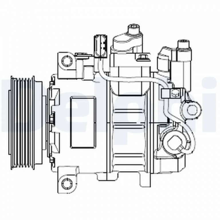 Compresor climatizare Delphi AUDI A5 Cabriolet (8F7) 2009-2017 - CS20474