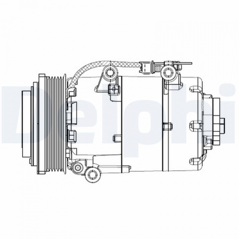Compresor, climatizare DELPHI CS20358 se potriveste la FORD FOCUS C-MAX (DM2) 2005 2006 2007