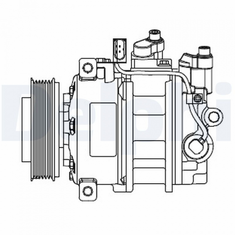 Compresor, climatizare DELPHI CS20546 la masina AUDI A4 B6 Cabriolet (8H7) 2002 2003 2004 2005