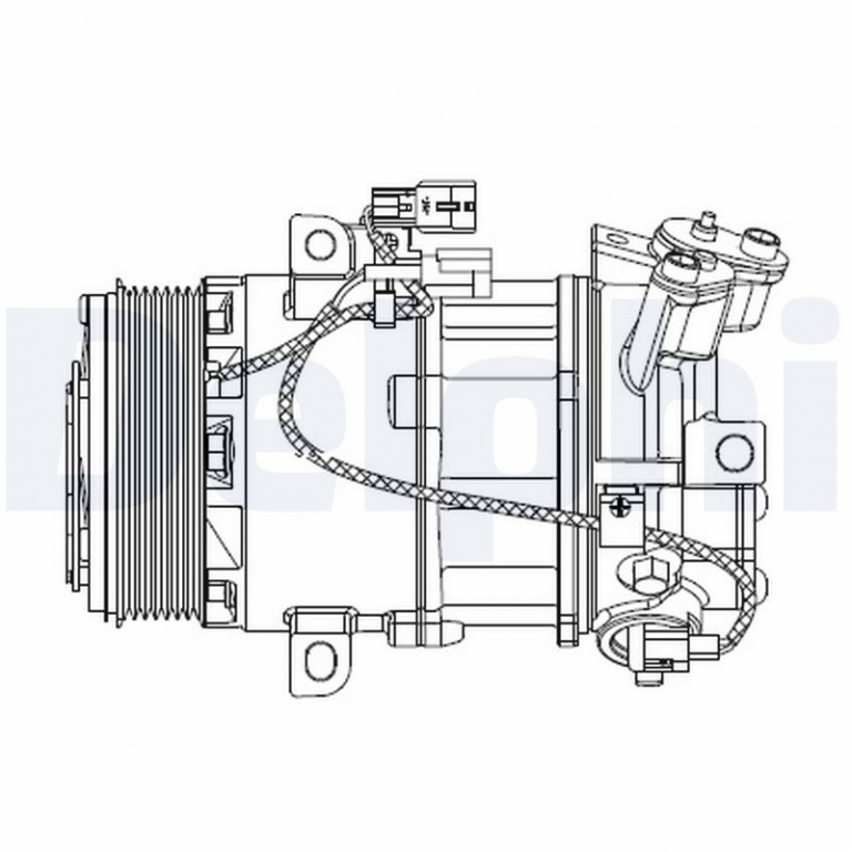 Compresor, climatizare DELPHI CS20550 model RENAULT Captur (H5_) 2016 2017 2018 2019 2020 2021