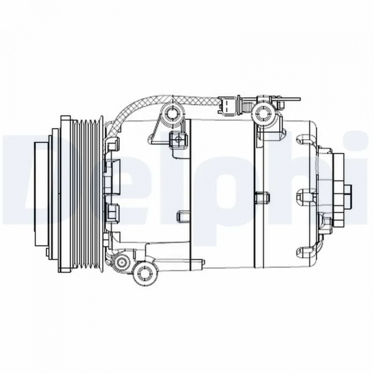 Compresor, climatizare DELPHI FORD C-MAX (DM2) 2007-2010 - CS20358