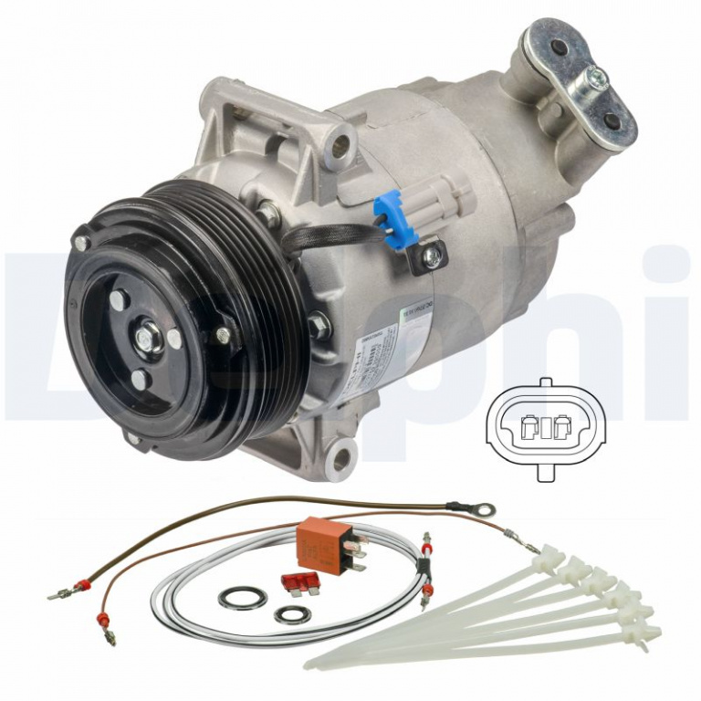 Compresor, climatizare DELPHI TSP0155802 model OPEL ASTRA H TwinTop (A04) 2005 2006 2007 2008 2009 2010