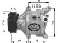 Compresor, climatizare FIAT PANDA (169) (2003 - 2020) NRF 32466