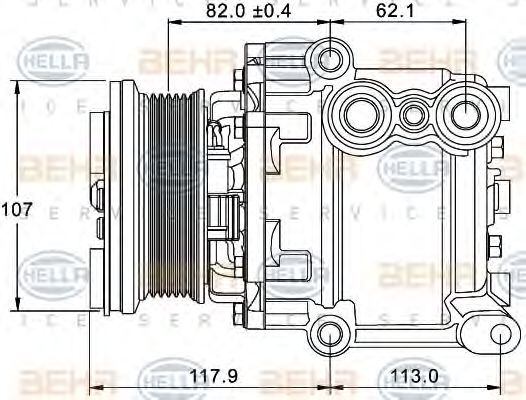 Compresor climatizare FORD FUSION (JU_) - Cod intern: W20087997 - LIVRARE DIN STOC in 24 ore!!!