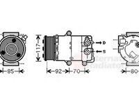 Compresor, climatizare FORD GALAXY (WA6), FORD S-MAX (WA6), FORD MONDEO IV limuzina (BA7) - VAN WEZEL 1800K415