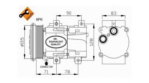 Compresor, climatizare Ford GALAXY (WGR) 1995
