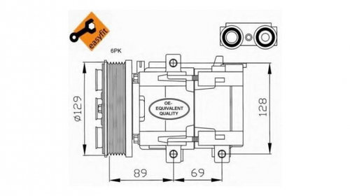 Compresor, climatizare Ford MONDEO combi (BNP