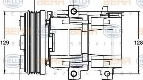 Compresor, climatizare FORD MONDEO (GBP), FOR