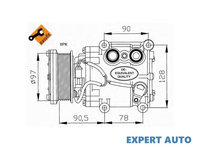 Compresor, climatizare Ford MONDEO Mk II combi (BNP) 1996-2000 #3 1064354