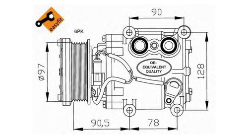 Compresor, climatizare Ford MONDEO Mk II comb