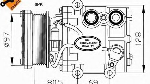 Compresor, climatizare FORD MONDEO Mk II comb