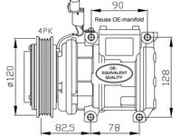 Compresor climatizare KIA CARNIVAL 1999-2001 - Cod intern: W20088046 - LIVRARE DIN STOC in 24 ore!!!