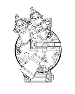 Compresor climatizare MAHLE FORD C-MAX II (DXA/CB7, DXA/CEU) 2012-2019 - ACP 654 000P