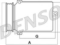 Compresor, climatizare MERCEDES-BENZ VIANO (W639), MERCEDES-BENZ VITO bus (W639), MERCEDES-BENZ SPRINTER 3-t bus (906) - DENSO DCP17072