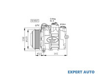 Compresor, climatizare Mercedes limuzina (W124) 1984-1993 #3 0002300911