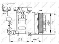Compresor, climatizare Mercedes V-CLASS (W447) 2014-2016 #3 0002302111