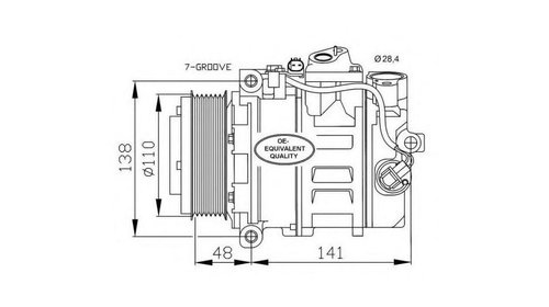 Compresor, climatizare Mercedes VIANO (W639) 