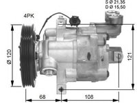 Compresor, climatizare NISSAN MICRA III (K12) (2003 - 2010) NRF 32461G piesa NOUA