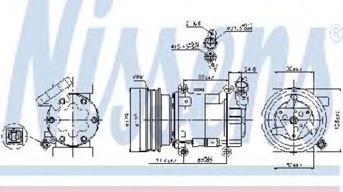 Compresor, climatizare NISSAN QASHQAI / QASHQ