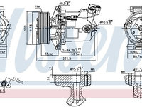 Compresor, climatizare NISSENS 890042