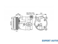 Compresor, climatizare Opel ASTRA F (56_, 57_) 1991-1998 #2 01131909
