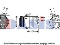 Compresor, climatizare OPEL ASTRA G hatchback (F48_, F08_), OPEL ASTRA G combi (F35_), OPEL ASTRA G limuzina (F69_) - AKS DASIS 851536N