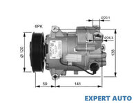 Compresor, climatizare Opel ASTRA J limuzina 2012-2016 #2 101OP14001