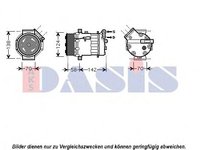 Compresor, climatizare OPEL VECTRA B hatchback (38_), OPEL VECTRA B combi (31_), OPEL VECTRA C - AKS DASIS 851599N