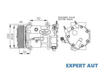 Compresor, climatizare Peugeot PARTNER platou / sasiu 2009-2016 #3 0900K242