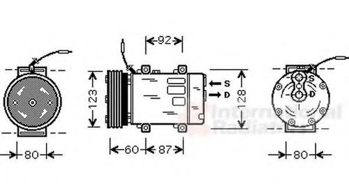 Compresor, climatizare RENAULT CLIO (B/C57_, 