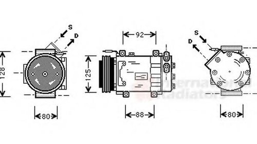 Compresor, climatizare RENAULT KANGOO (KC0/1_