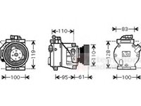 Compresor, climatizare RENAULT TRUCKS MASCOTT caroserie inchisa/combi, RENAULT TRUCKS MASCOTT autobasculanta, RENAULT TRUCKS MASCOTT platou / sasiu -