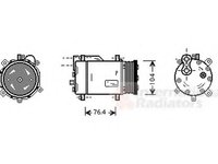 Compresor, climatizare SEAT CORDOBA limuzina (6K1, 6K2), VW POLO (6N1), SKODA FELICIA (6U1) - VAN WEZEL 5800K170