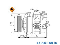 Compresor, climatizare Skoda RAPID Spaceback (NH1) 2012-2016 #3 1K0260859F