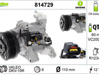 Compresor, climatizare VALEO 814729