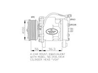 Compresor, climatizare Volkswagen VW POLO limuzina (6KV2) 1995-2006 #2 1410