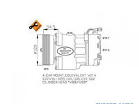 Compresor, climatizare Volkswagen VW POLO caroserie (6NF) 1994-1999 #2 1055