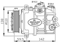 Compresor climatizare VW Golf VI