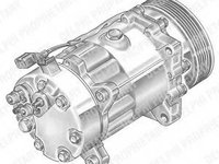 Compresor, climatizare VW SHARAN (7M8, 7M9, 7M6), FORD GALAXY (WGR), AUDI A3 (8L1) - DELPHI TSP0155060