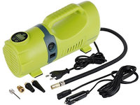 Compresor De Aer Dc 12V, Ac 230V 200 Psi, Automat Cu Manometru Digital, 4 Adaptoare Carmotion 58032