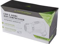 Compresor De Aer Dc 12V, Ac 230V 200 Psi, Automat Cu Manometru Digital, 4 Adaptoare Carmotion 58032
