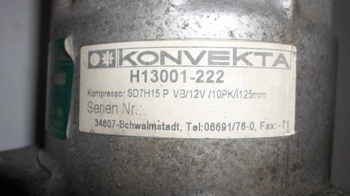 Compresor Frig Peugeot Boxer Konverta H13001-222 1142810880