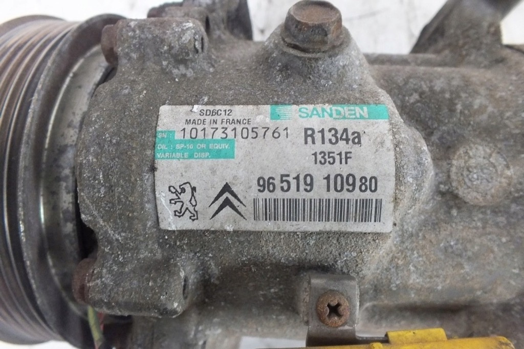 Compresor HHDA HHDB 1.6 diesel an fab 2004-2010 cod 9651910980 euro 4 pt Ford Fiesta motor HHDA HHDB