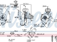 Compresor sistem de supraalimentare 93043 NISSENS pentru Vw Passat Audi A4 Skoda Superb Audi A6